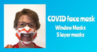 COVID Face Mask - Window Masks 5 Layer Masks